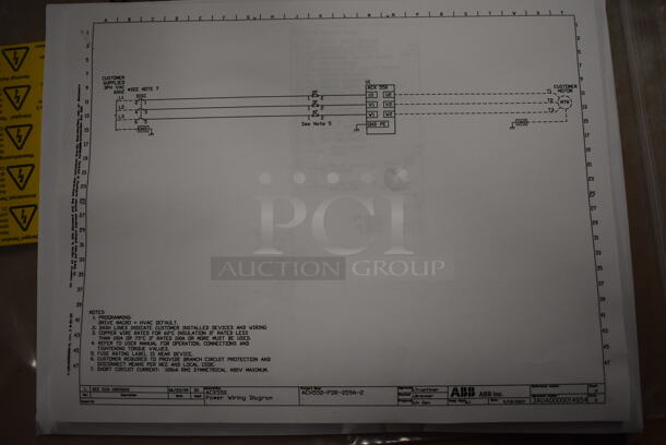 BRAND NEW IN BOX! ABB Model ACH550-PDR-059A-2 HVAC Drive. 10x10x39  - Image 10 of 12