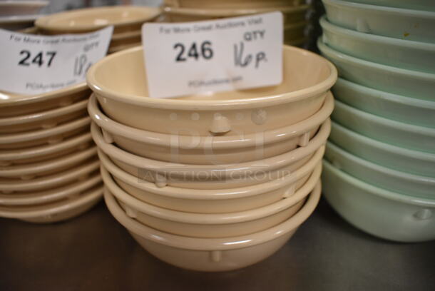 16 Tan Poly Bowls. 5x5x2. 16 Times Your Bid! - Image 2 of 3