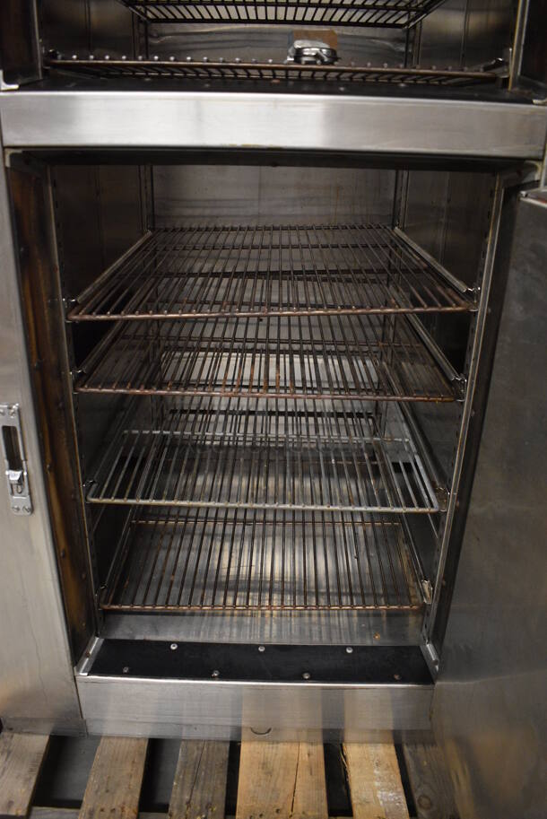 AWESOME! Victory Model VHS-27 Stainless Steel Commercial 2 Half Size Door Reach In Cooler. 115 Volts, 1 Phase. 36x37x73 - Image 5 of 7
