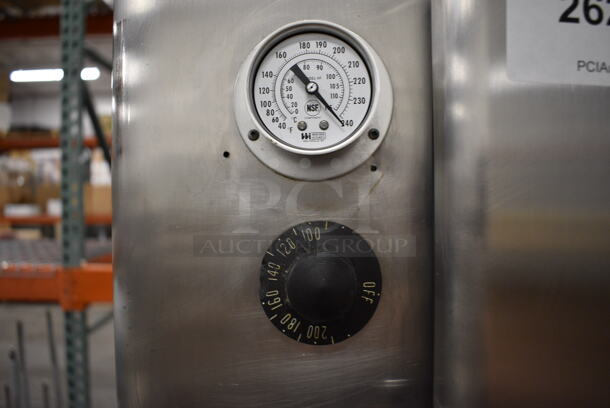 AWESOME! Victory Model VHS-27 Stainless Steel Commercial 2 Half Size Door Reach In Cooler. 115 Volts, 1 Phase. 36x37x73 - Image 7 of 7