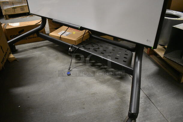 Black Metal Portable Screen on Casters. 69x31x75 - Image 7 of 9