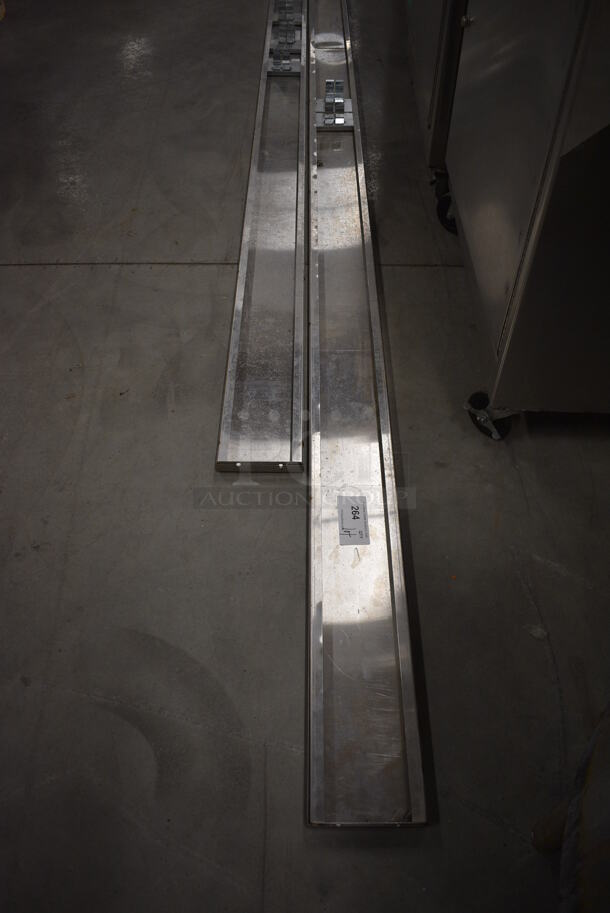 ALL ONE MONEY! Lot of Metal Pieces w/ Wood Pattern Front! Includes 203x6x1 - Image 2 of 5