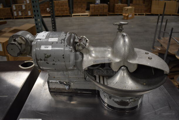 WOW! Hobart Model 84141 Metal Commercial Countertop Buffalo Chopper w/ S Blade. 115 Volts, 1 Phase. 31x18x14