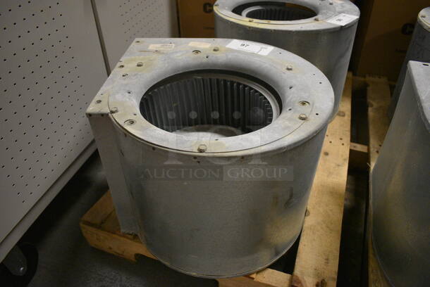 Climate Master Model 73B0004N01 Metal Commercial Blower Housing Assembly w/ Wheel. 17x17.5x13 - Image 1 of 7