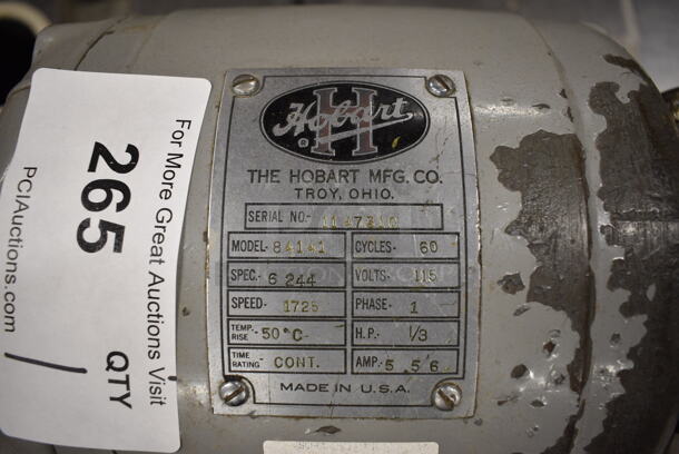 WOW! Hobart Model 84141 Metal Commercial Countertop Buffalo Chopper w/ S Blade. 115 Volts, 1 Phase. 31x18x14 - Image 6 of 7