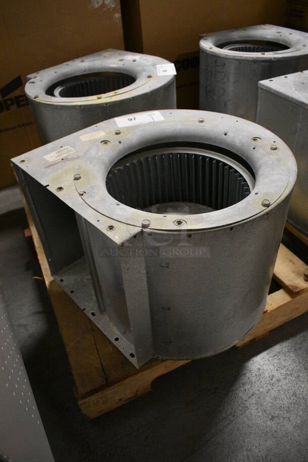 Climate Master Model 73B0004N01 Metal Commercial Blower Housing Assembly w/ Wheel. 17x17.5x13 - Image 7 of 7