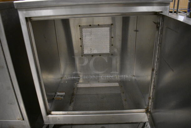 Stainless Steel Commercial Cashier Station w/ Front Door on Commercial Casters. 38x27.5x36 - Image 5 of 6
