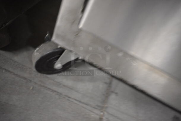 Stainless Steel Commercial Cashier Station w/ Front Door on Commercial Casters. 38x27.5x36 - Image 6 of 6