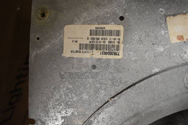 Climate Master Model 73B0004N01 Metal Commercial Blower Housing Assembly w/ Wheel. 17x17.5x13 - Image 6 of 6