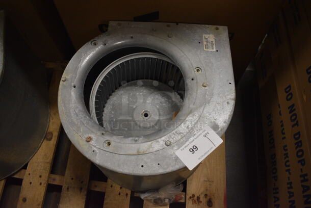 Climate Master Model 73B0004N01 Metal Commercial Blower Housing Assembly w/ Wheel. 17x17.5x13 - Image 3 of 5