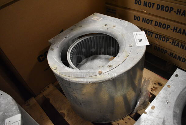 Climate Master Model 73B0004N01 Metal Commercial Blower Housing Assembly w/ Wheel. 17x17.5x13 - Image 5 of 5