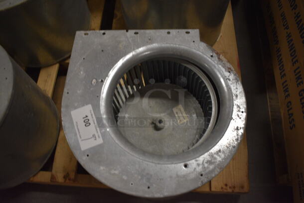 Climate Master Model 73B0004N01 Metal Commercial Blower Housing Assembly w/ Wheel. 17x17.5x13 - Image 2 of 5