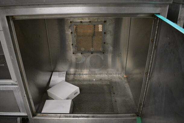 Stainless Steel Commercial Cashier Station w/ Front Door on Commercial Casters. 30x27.5x36 - Image 5 of 5