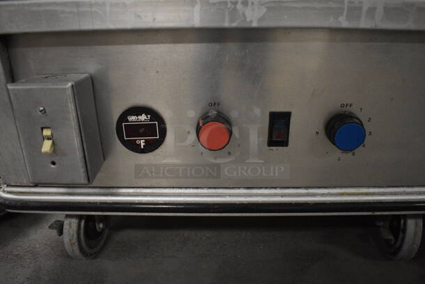 Metal Commercial Warming Cabinet on Commercial Casters. 27x32x69 - Image 4 of 7