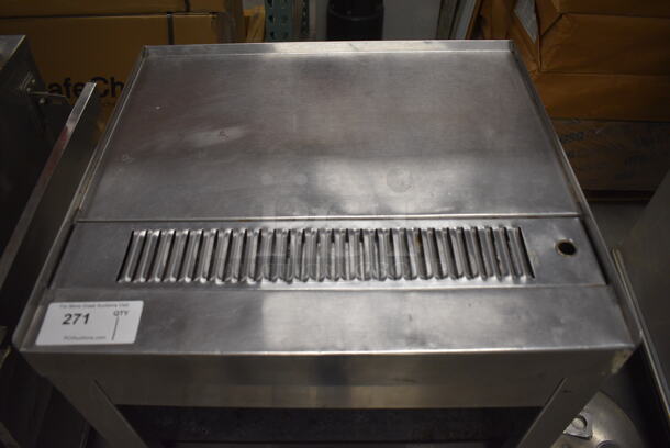 Stainless Steel Commercial Soda Station w/ 2 Metal Undershelves. 24x22x34 - Image 5 of 6