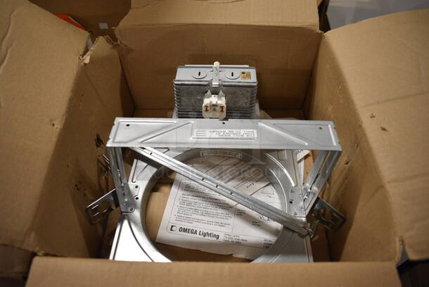 7 BRAND NEW IN BOX! Philips Omega Metal Recessed Lighting Fixtures. 14x13x7. 7 Times Your Bid! - Image 1 of 8