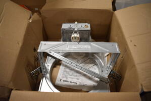 7 BRAND NEW IN BOX! Philips Omega Metal Recessed Lighting Fixtures. 14x13x7. 7 Times Your Bid!