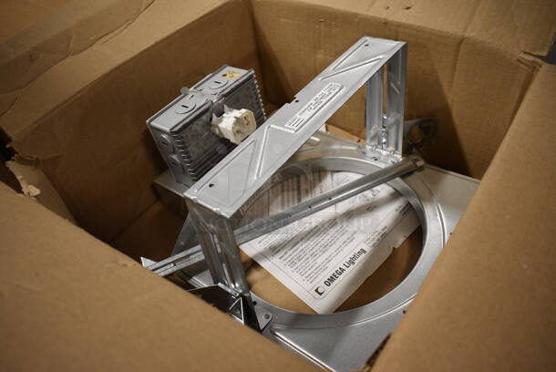 7 BRAND NEW IN BOX! Philips Omega Metal Recessed Lighting Fixtures. 14x13x7. 7 Times Your Bid! - Image 2 of 8