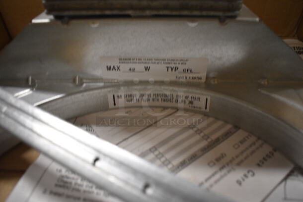 7 BRAND NEW IN BOX! Philips Omega Metal Recessed Lighting Fixtures. 14x13x7. 7 Times Your Bid! - Image 4 of 8