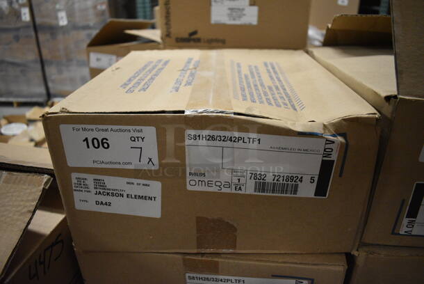 7 BRAND NEW IN BOX! Philips Omega Metal Recessed Lighting Fixtures. 14x13x7. 7 Times Your Bid! - Image 8 of 8