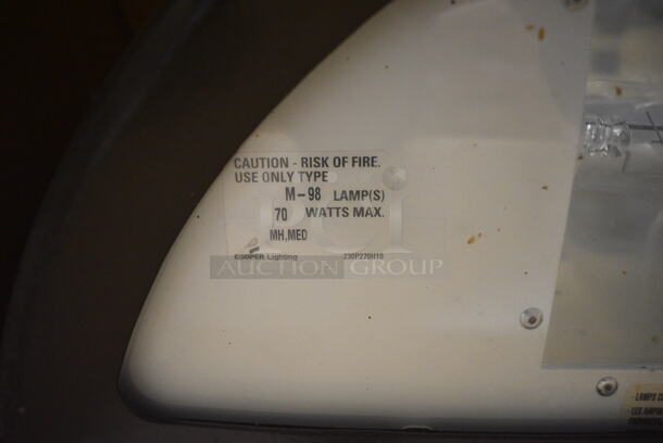 4 BRAND NEW IN BOX! Metal Lights; 3 Cooper Lighting MPIP-C-70-277V-Q-F1-LL. 18x7x9. 4 Times Your Bid! - Image 5 of 12
