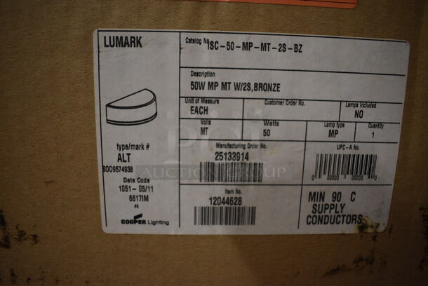 4 BRAND NEW IN BOX! Metal Lights; 3 Cooper Lighting MPIP-C-70-277V-Q-F1-LL. 18x7x9. 4 Times Your Bid! - Image 9 of 12