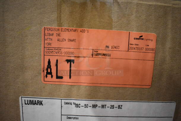 4 BRAND NEW IN BOX! Metal Lights; 3 Cooper Lighting MPIP-C-70-277V-Q-F1-LL. 18x7x9. 4 Times Your Bid! - Image 10 of 12