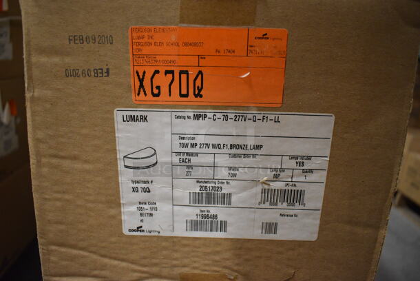 4 BRAND NEW IN BOX! Metal Lights; 3 Cooper Lighting MPIP-C-70-277V-Q-F1-LL. 18x7x9. 4 Times Your Bid! - Image 11 of 12