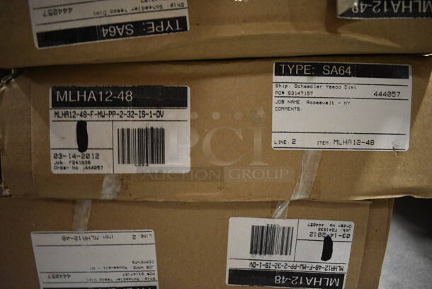 7 BRAND NEW IN BOX! White Metal Ceiling Lights; 6: SA64, 1 WA32. 12x4x51. 7 Times Your Bid! - Image 4 of 4