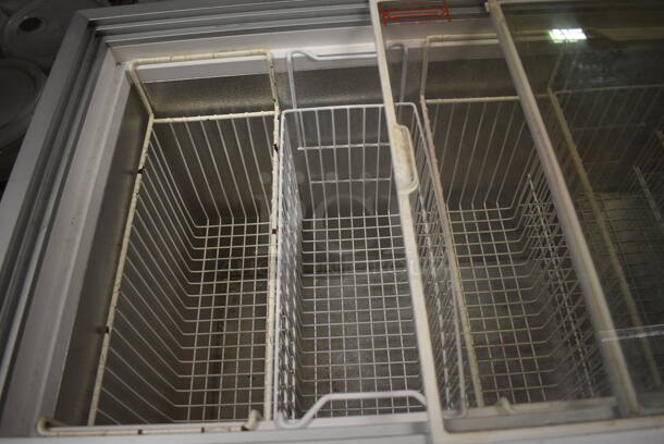 NICE! Kold King Model V36SSG Metal Commercial Freezer Merchandiser w/ 2 Sliding Lids on Commercial Casters. 47x25x34 - Image 6 of 9