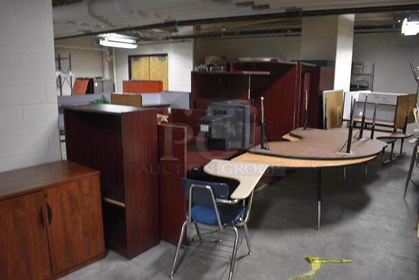 ALL ONE MONEY! Lot of Various Tables and Student Chairs! Winning Bidder Does Not Need To Remove All Items In Lot - Just What They Want. BUYER MUST REMOVE.  - Image 9 of 12