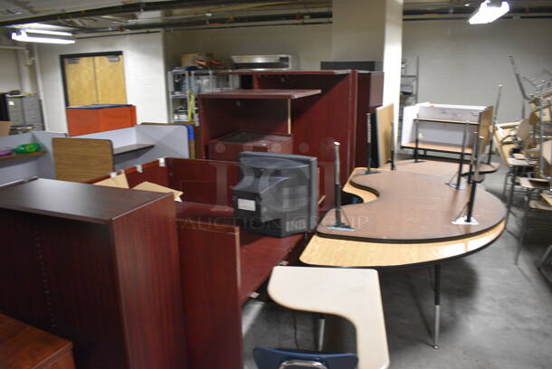 ALL ONE MONEY! Lot of Various Tables and Student Chairs! Winning Bidder Does Not Need To Remove All Items In Lot - Just What They Want. BUYER MUST REMOVE.  - Image 10 of 12