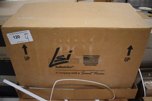 4 BRAND NEW IN BOX! LSI Metal Light Fixtures. 19x12x7. 4 Times Your Bid! - Image 6 of 6