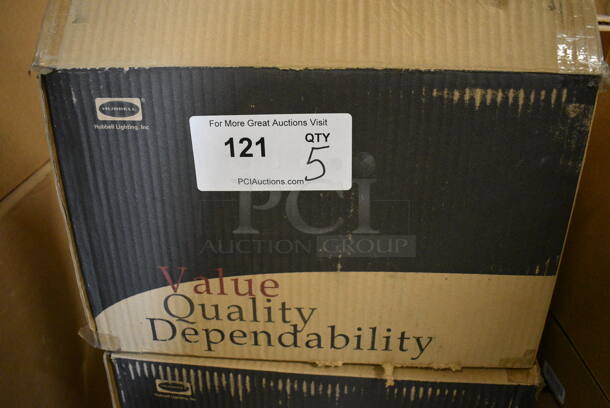 5 BRAND NEW IN BOX! DualLite Model CVEC100-12VI Commercial Emergency Light and Hubbell Battery. 12.5x8.5x6, 6.5x7x5. 5 Times Your Bid! - Image 4 of 6