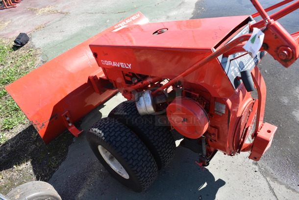 Graveley Kohler Model K301S Red Metal Commercial Push Plow. 48x72x40, Plow 48x20 - Image 12 of 12