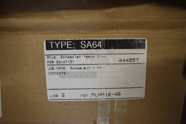 6 BRAND NEW IN BOX! SA64 White Metal Lights. 12x4x49.5. 6 Times Your Bid! - Image 4 of 6