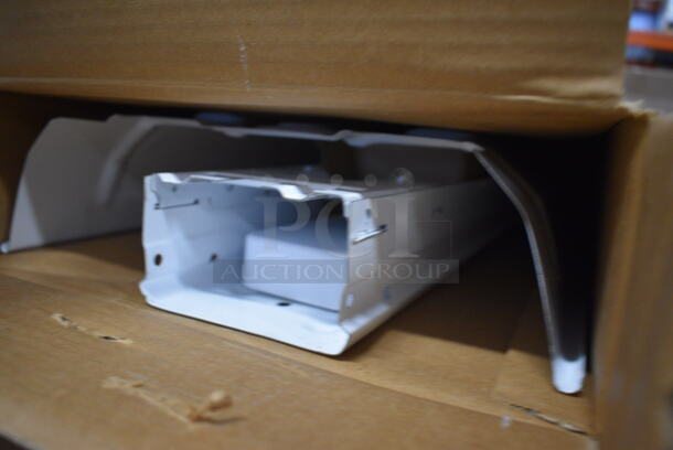 9 BRAND NEW! Columbia KL4-232-U-EU White Metal Light Fixtures. 13.5x4x49.5. 9 Times Your Bid! - Image 3 of 7