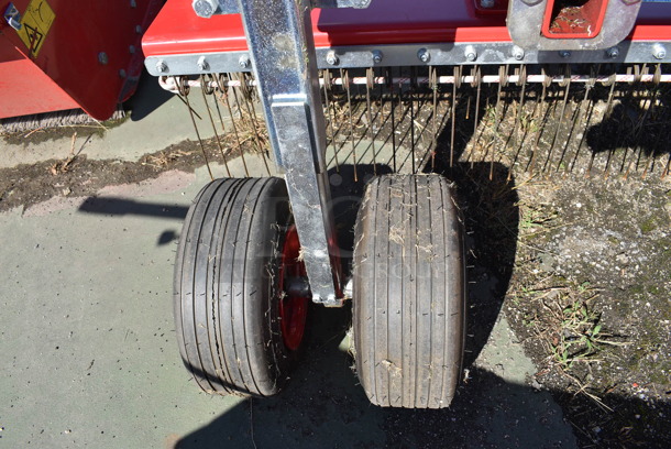 2009 Redexim Charterhouse Model V-Groom Verti-Groom Red Metal Commercial Lawn Grooming Machine for Artificial Turf. 80x72x38 - Image 12 of 12