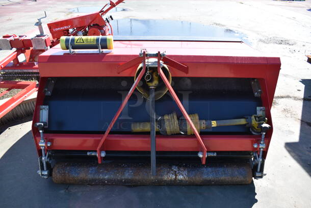 2007 Redexim Charterhouse Model V-Top Verti-Top Red Metal Commercial Lawn Grooming Machine for Artificial Turf. 63x57x36 - Image 4 of 12