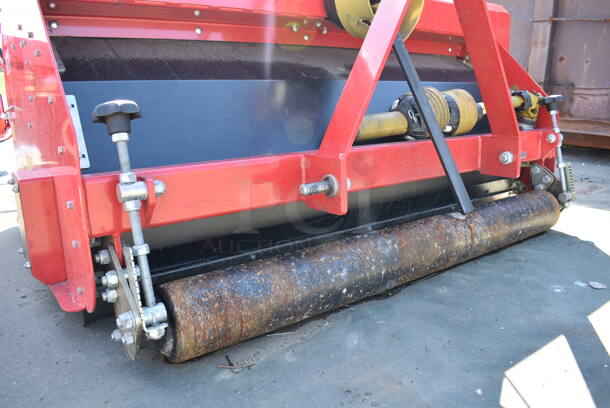 2007 Redexim Charterhouse Model V-Top Verti-Top Red Metal Commercial Lawn Grooming Machine for Artificial Turf. 63x57x36 - Image 12 of 12