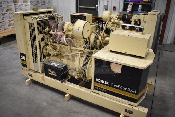 Kohler Power System Fast Response Model 50R0ZJ81 Metal Industrial Generator. 120/208 Volts, 3 Phase. 82x29x43 - Image 3 of 12