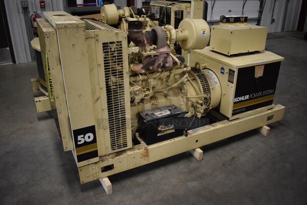 Kohler Power System Fast Response Model 50R0ZJ81 Metal Industrial Generator. 120/208 Volts, 3 Phase. 82x29x43 - Image 8 of 12