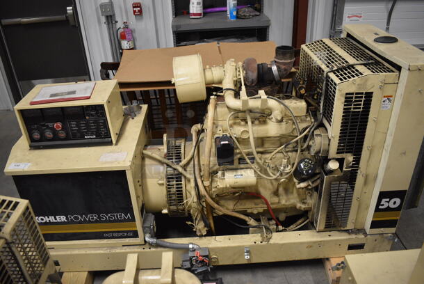 Kohler Power System Fast Response Model 50R0ZJ81 Metal Industrial Generator. 120/208 Volts, 3 Phase. 82x29x43 - Image 3 of 10
