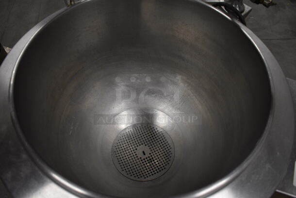 GORGEOUS! Groen Model AH/1E-20 Stainless Steel Commercial Natural Gas Powered Floor Style 20 Gallon Steam Kettle. 85,000 BTU. 44x35x47 - Image 5 of 11