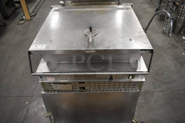 STUNNING! Cleveland Model SGM-30-T Stainless Steel Commercial Floor Style Natural Gas Powered 30 Gallon Tilting Braising Pan. 84,000 BTU. 39x37x47 - Image 1 of 10