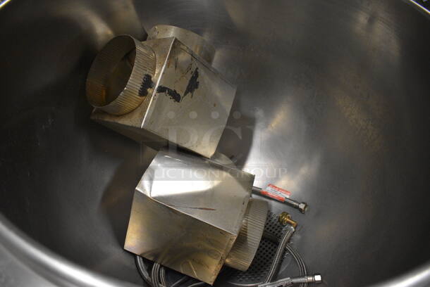 GORGEOUS! Groen Model AH/1-40 Stainless Steel Commercial Natural Gas Powered Floor Style 40 Gallon Steam Kettle. 100,000 BTU. 40x36x50 - Image 6 of 10