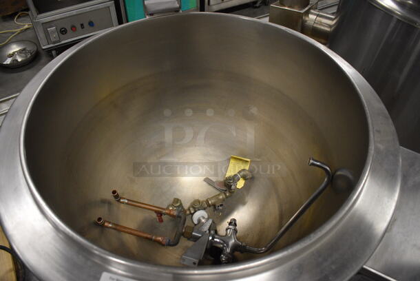 GORGEOUS! Groen Model AH/1E-40 Stainless Steel Commercial Natural Gas Powered Floor Style 40 Gallon Steam Kettle. 100,000 BTU. 34x41x48 - Image 7 of 11