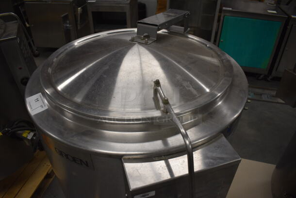 GORGEOUS! Groen Model AH/1E-40 Stainless Steel Commercial Natural Gas Powered Floor Style 40 Gallon Steam Kettle. 100,000 BTU. 34x41x48 - Image 9 of 11