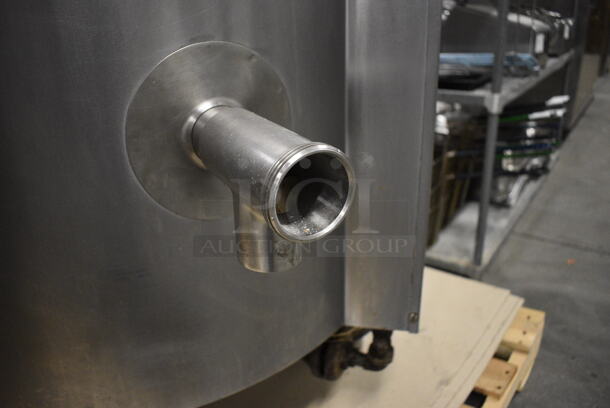 GORGEOUS! Groen Model AH/1-40 Stainless Steel Commercial Natural Gas Powered Floor Style 40 Gallon Steam Kettle. 100,000 BTU. 34x41x48 - Image 4 of 12
