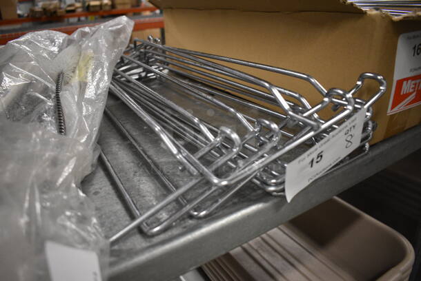 8 Metal Rack Supports. 21x5.5x1. 8 Times Your Bid! - Image 1 of 2